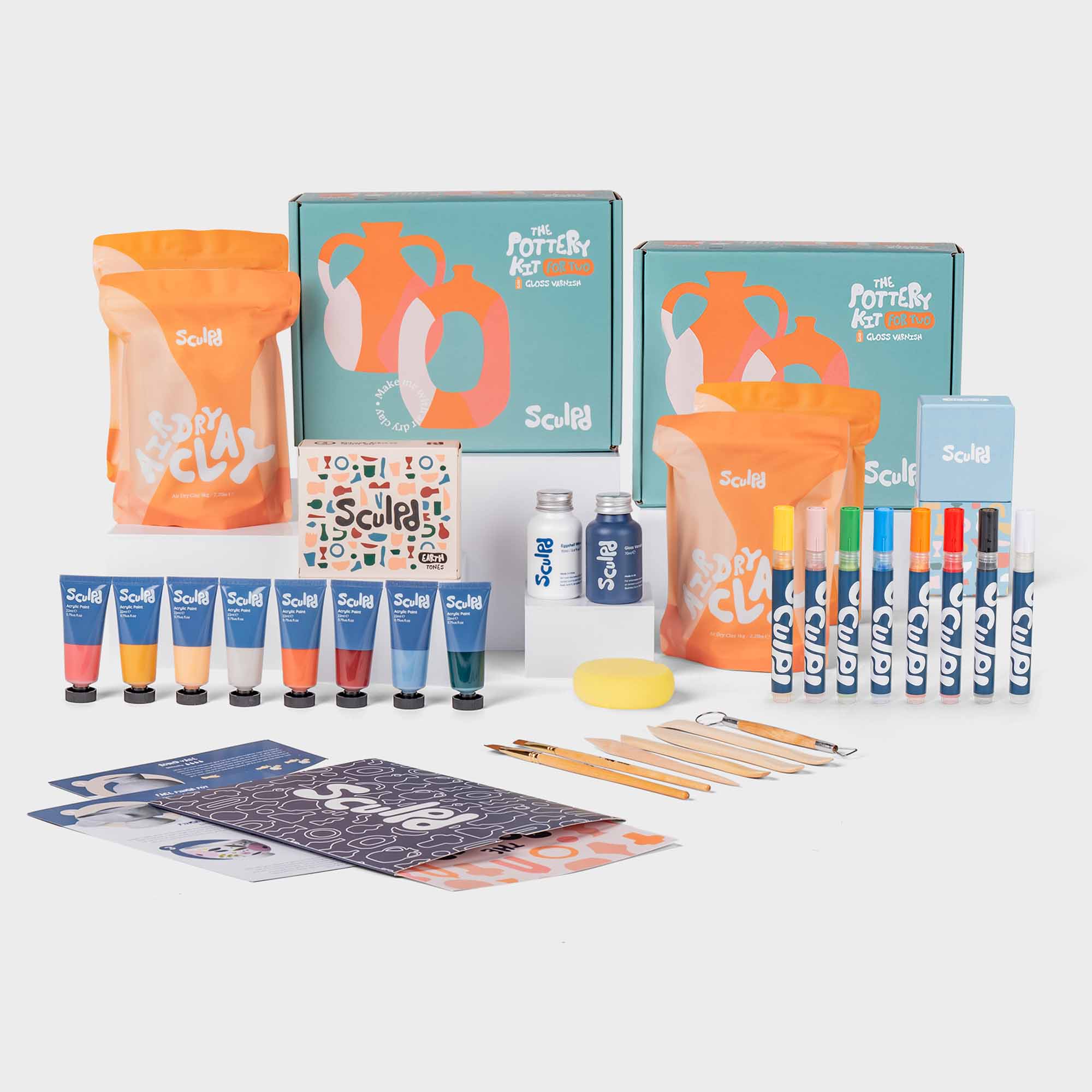 Group Bundles Pottery Bundle Sculpd 4-6 Earth Tones