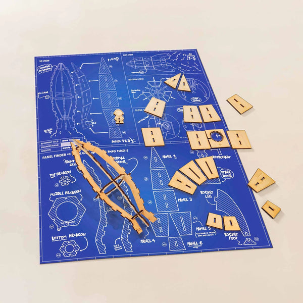 Sculpd Kids Rocket Making Kit Parts Rocket Making Kit Sculpd Kids