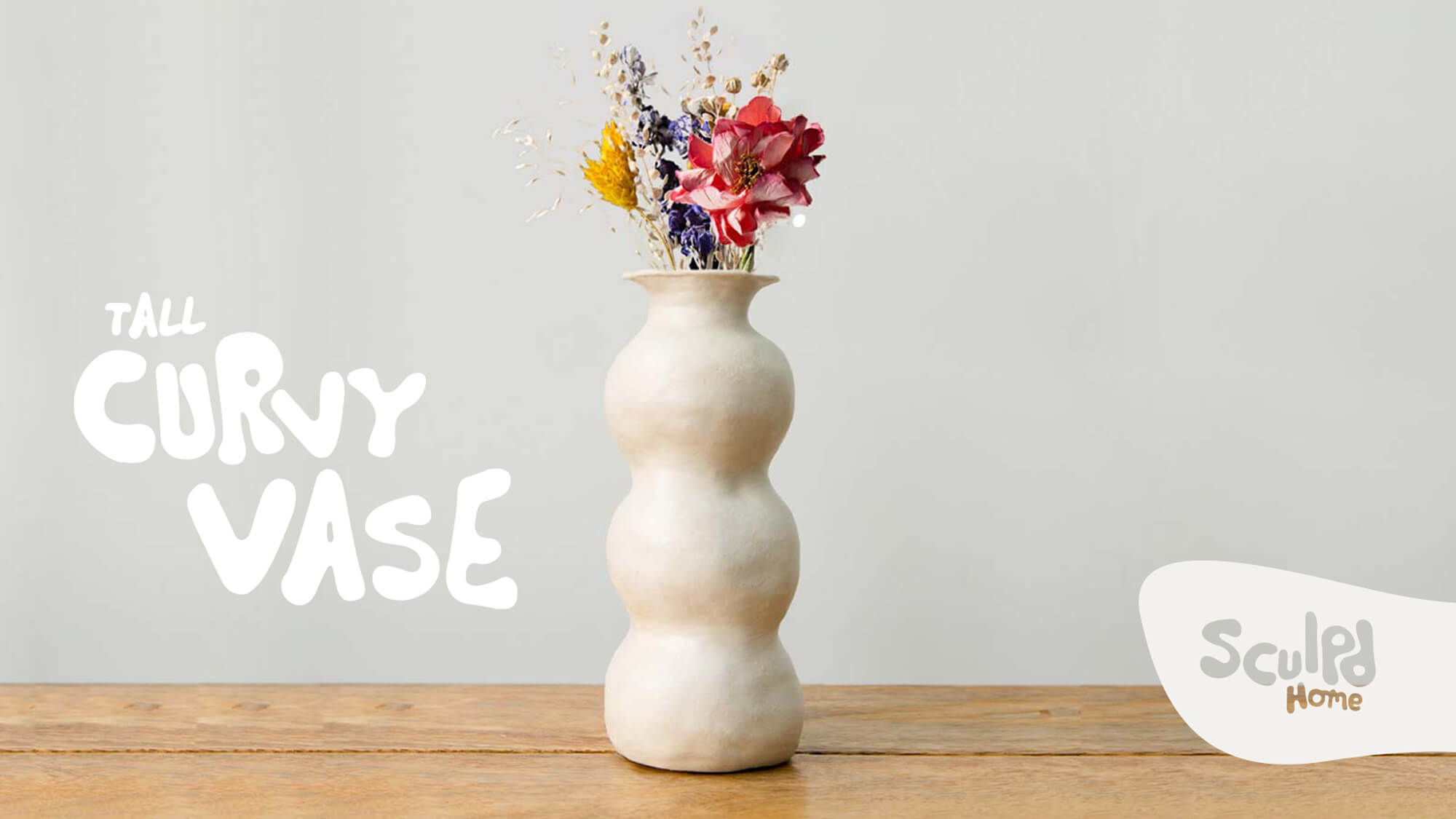 Make Your Own Curvy Vase | By Sculpd Home
