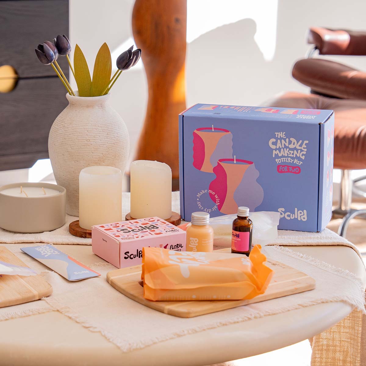 You just need a candle making kit