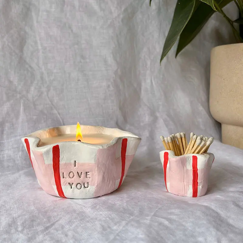 Candle making kit creation - I Love You