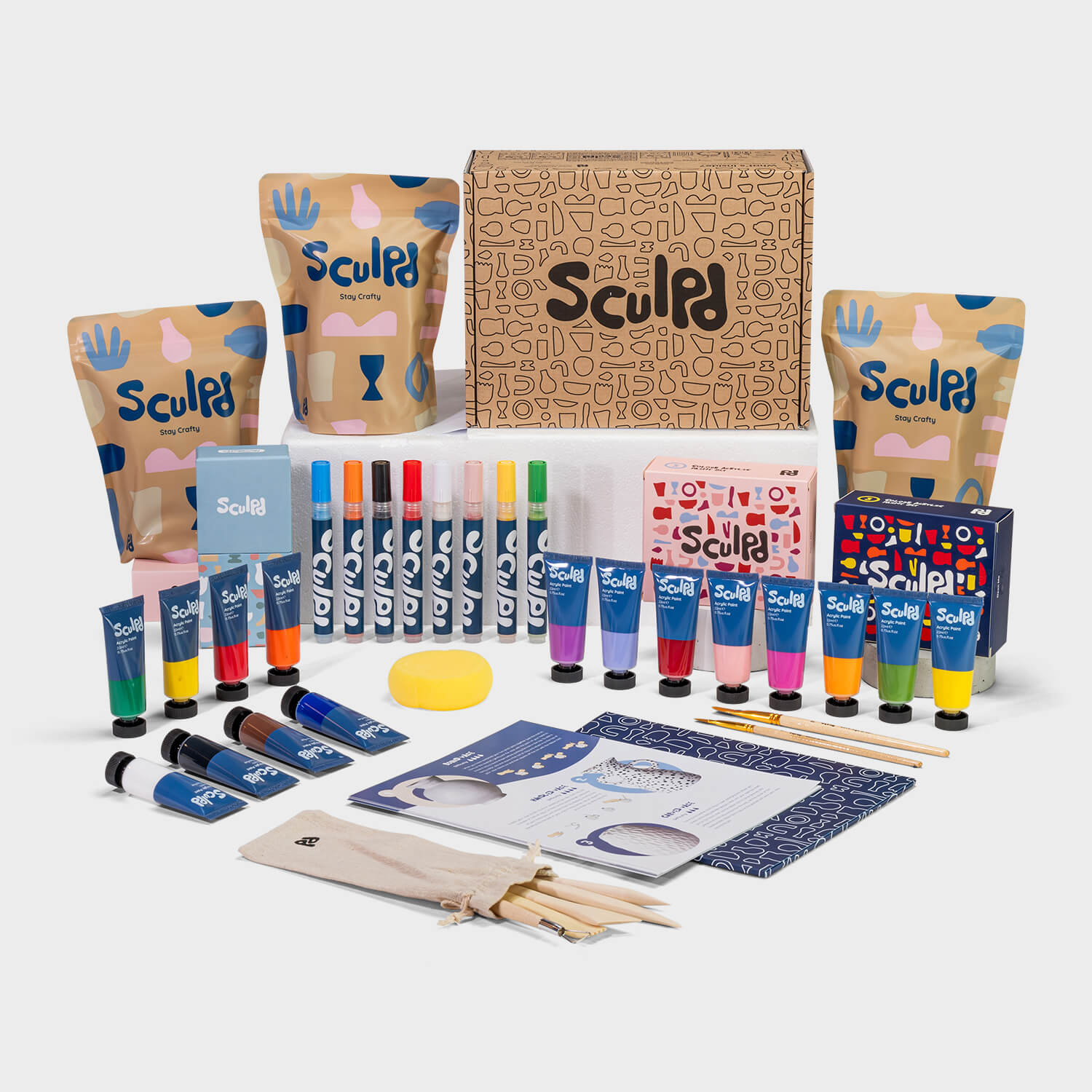 Sculpd Pottery Kit – Sculpd US  Pottery kit, Clay crafts air dry, Clay art  projects