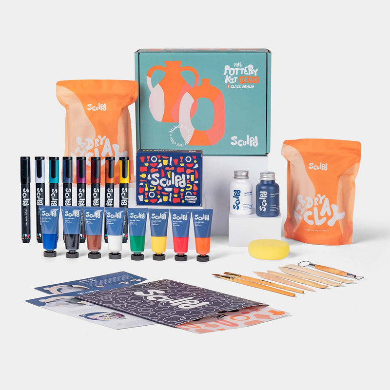 Sculpd Pottery Kit Limited Edition Glossy Holiday Bundle