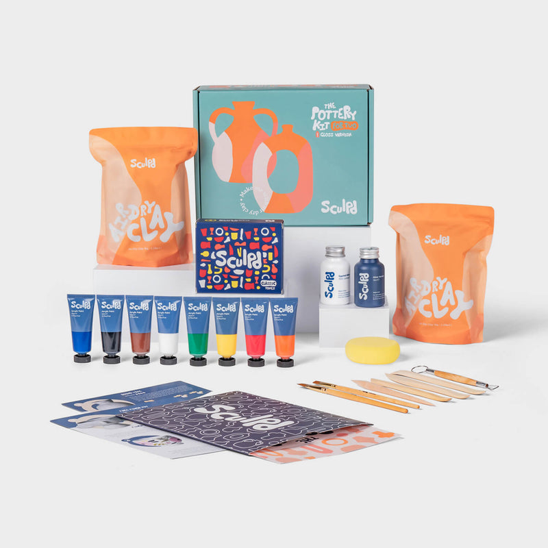 Sculpd Pottery Kit Pottery Kit Sculpd Classic Tones Gloss