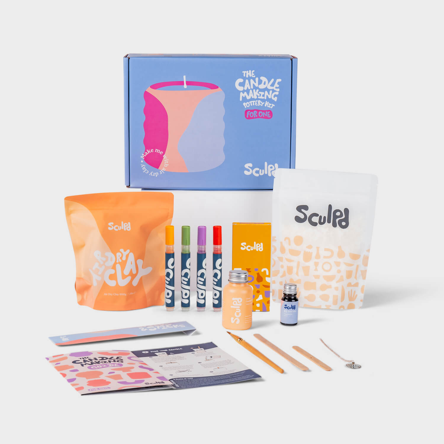 Sculpd Candle Making Kit for One with Bloomsbury Pens