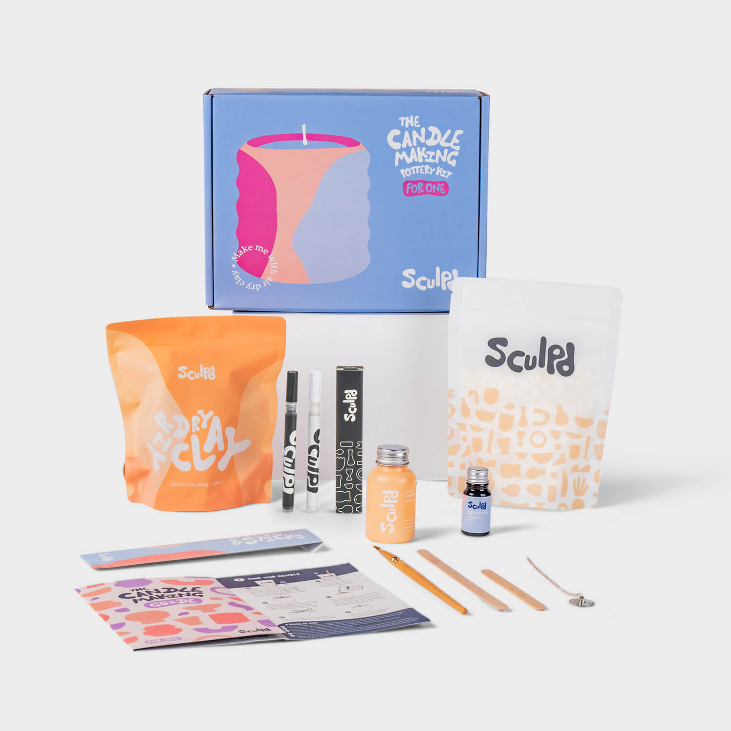 Sculpd Candle Making Kit for One with Fine Tip Pens