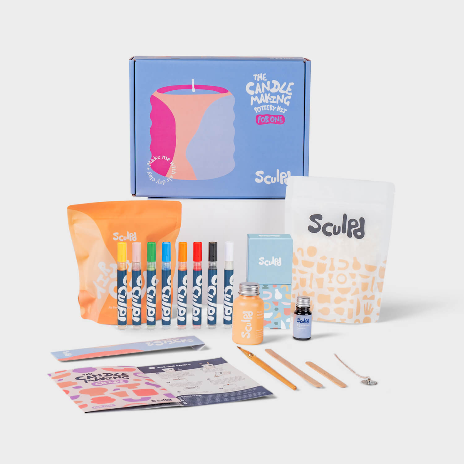 Sculpd Candle Making Kit for One with Favorites Pens