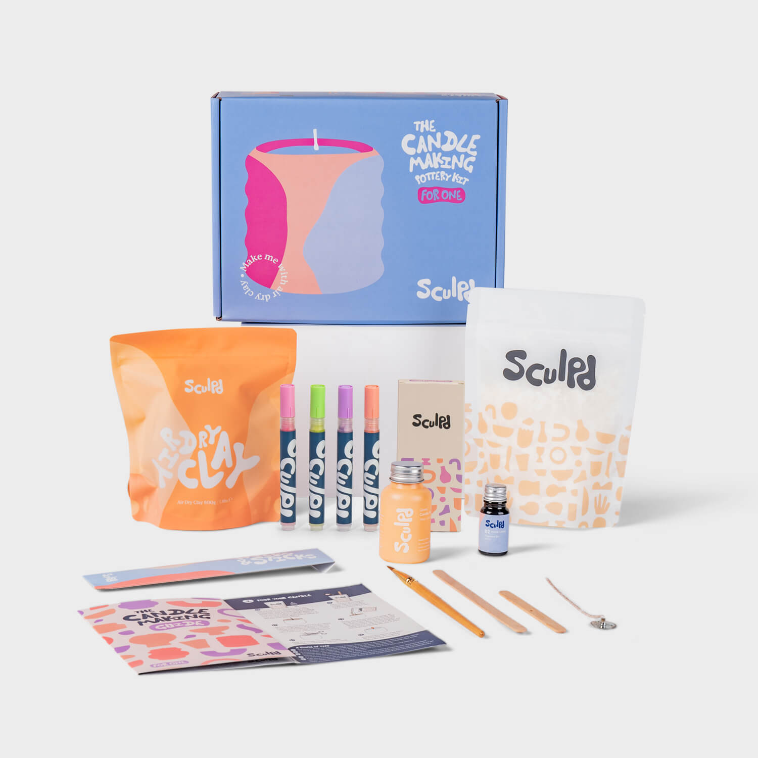 Sculpd Candle Making Kit for One with Modernist Pens