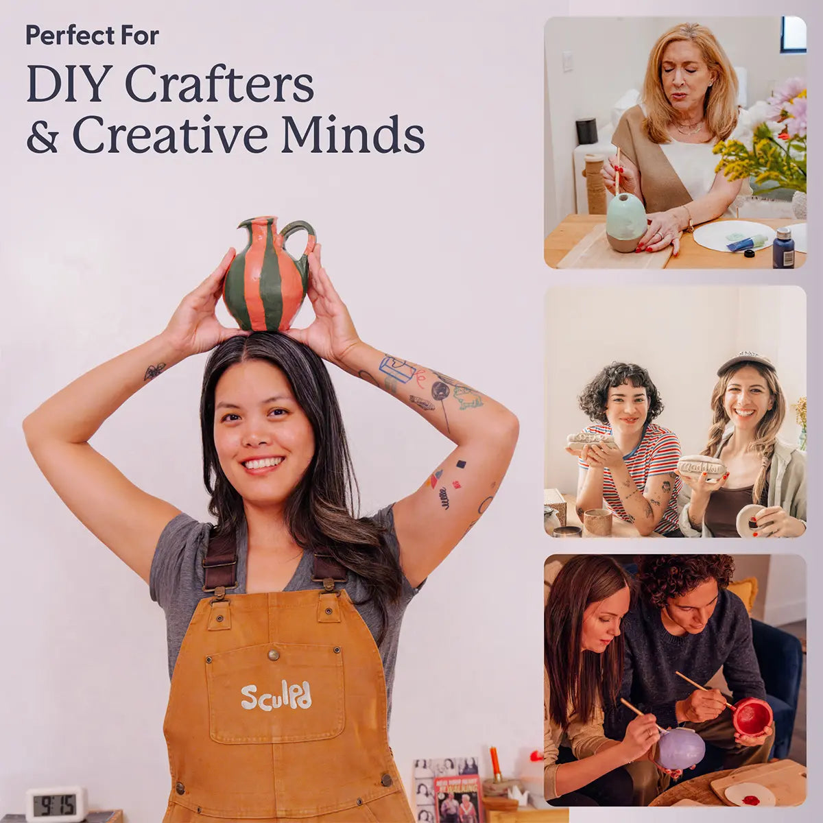 DIY Crafter Sculpd Pottery Kit