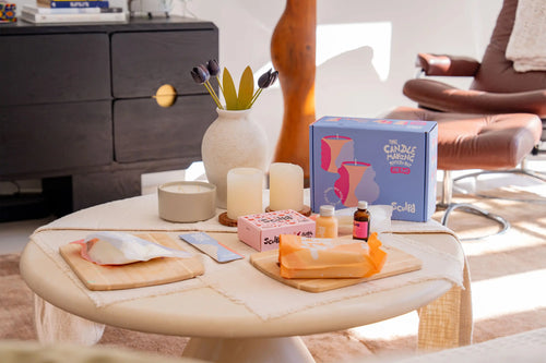 Sculdp candle making date night shoot