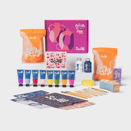Pottery Date Night Bundle - Earth Tone, Gloss Finish