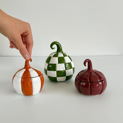 Sculpd Halloween Pottery - Pumpkin Tea Light