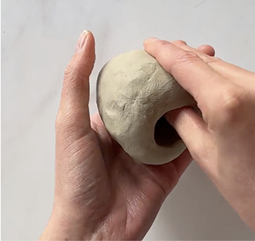 Sculpd Pottery Making Pinch Pot process