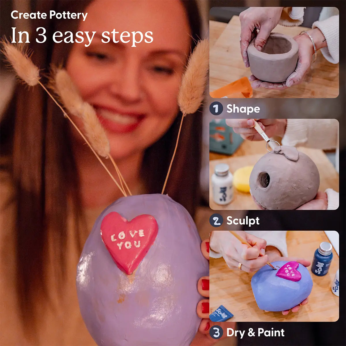 Sculpd Pottery in 3 Easy Steps
