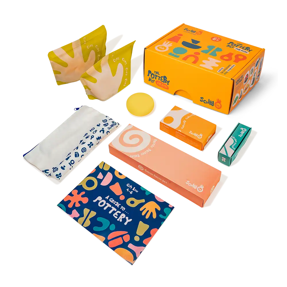 Sculpd Kids Pottery Kit Floating Image