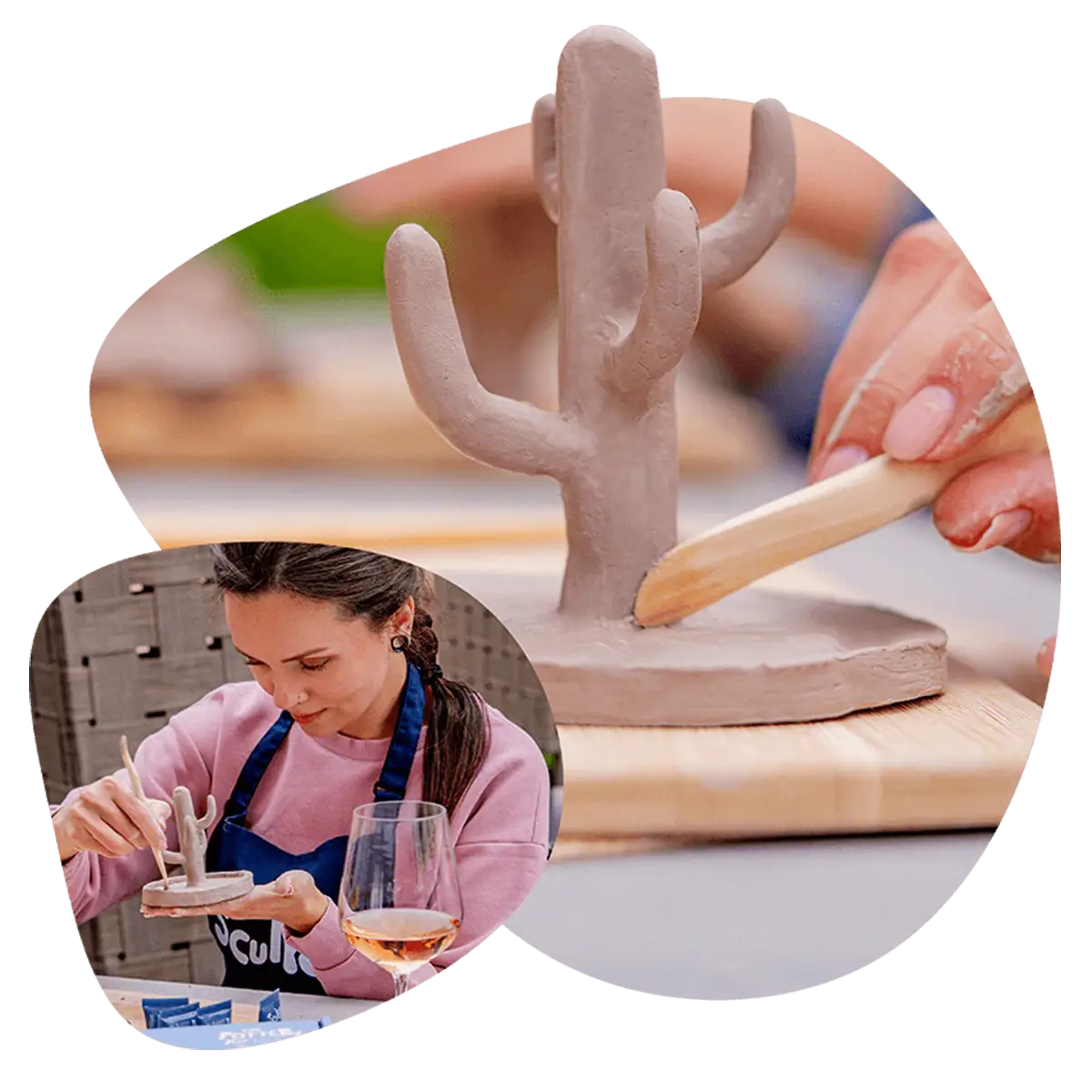Summer Pottery Activity - Clay and Rose