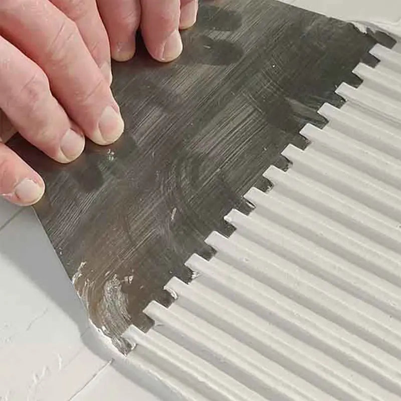 Applying textured paste DIY art kit