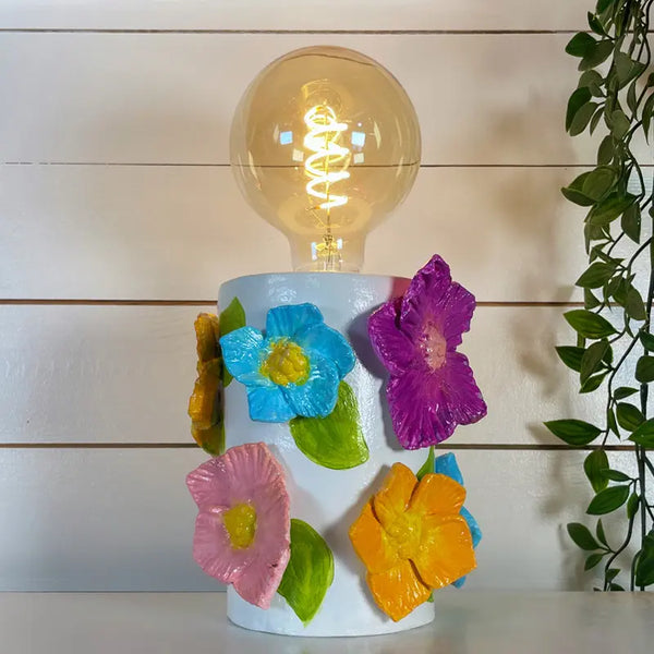 Sculpd filament flower lamp creation