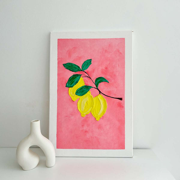 Textured art kit creative lemons
