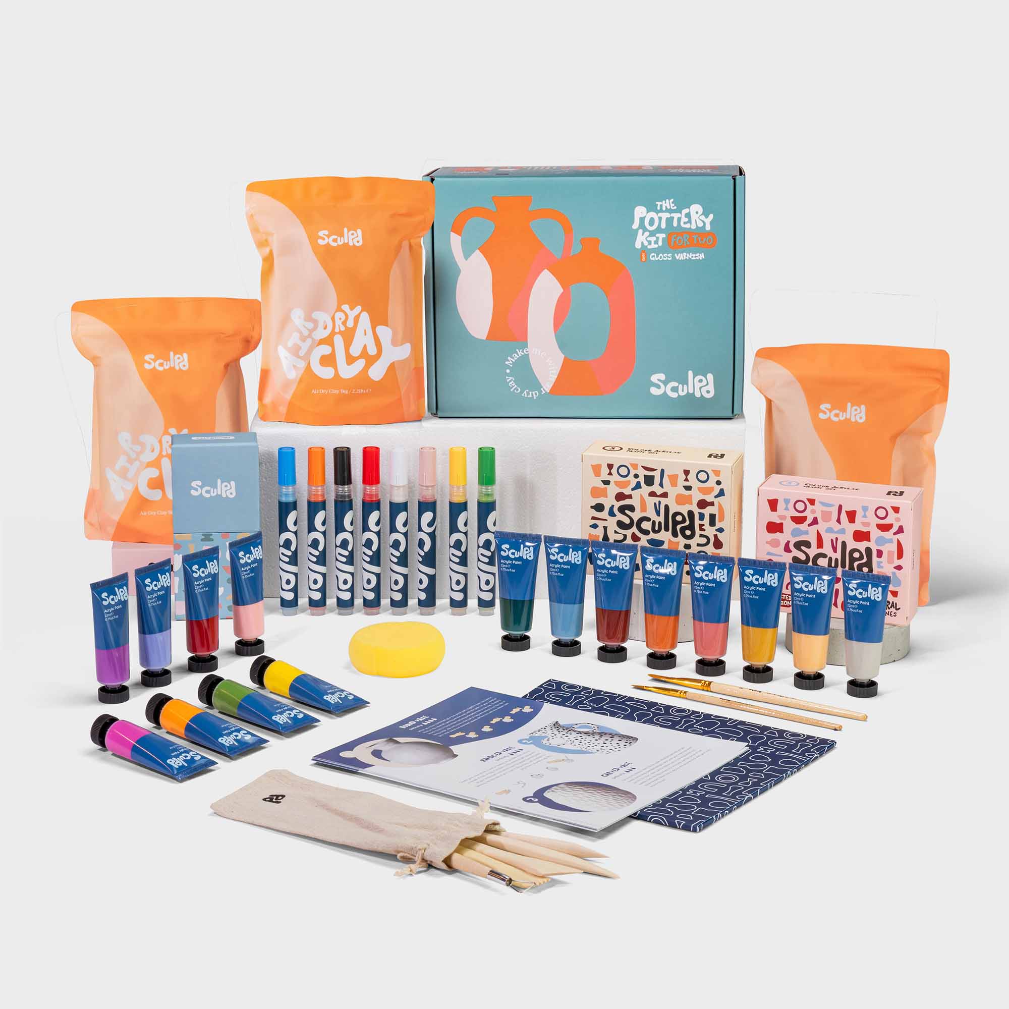 Ultimate Pottery Bundle Pottery Bundle Sculpd Earth and Floral Favourites Gloss