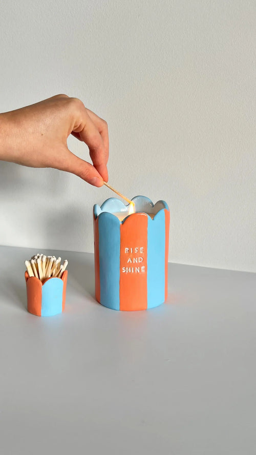 Sculdp rise and shine candle creation