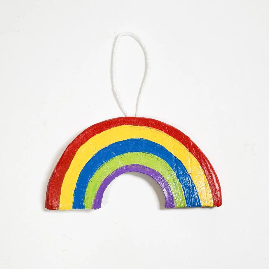 Kids pottery inspo - rainbow