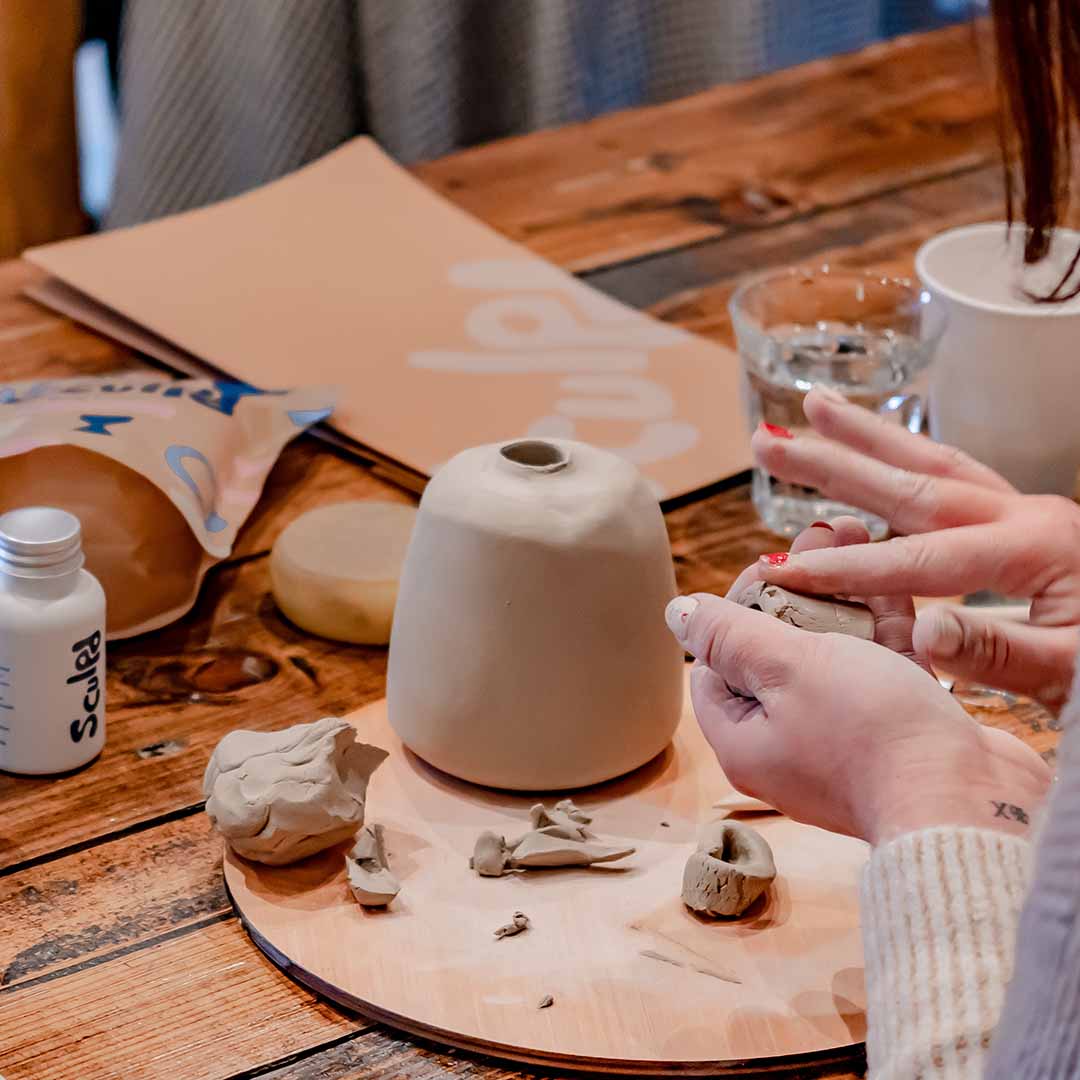 Sculpd Greek Vase Pottery Workshop - Live Tutorial 