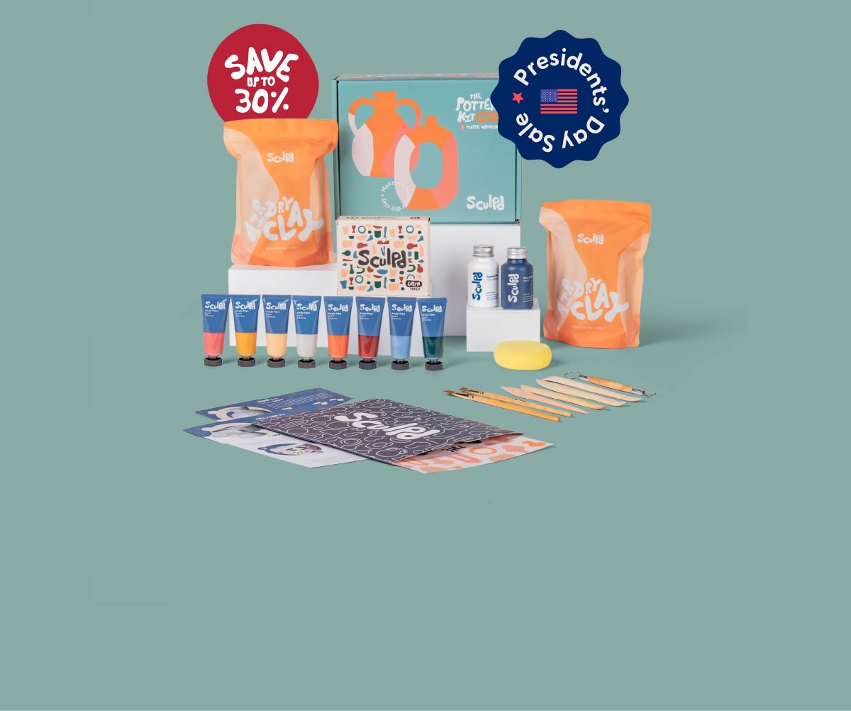 President's Day Pottery Collection Banner