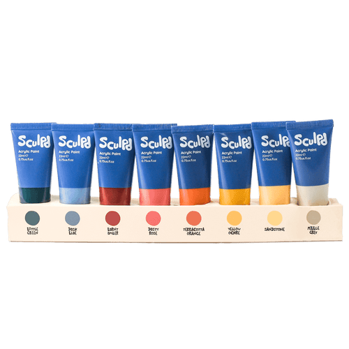 Earth Tones Acrylic Paint Set Paint Set Sculpd