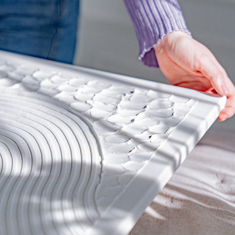 Sculpd Textured Art Kit | Create Your Own DIY Plaster Art on Canvas - Textured Faux Art Collect