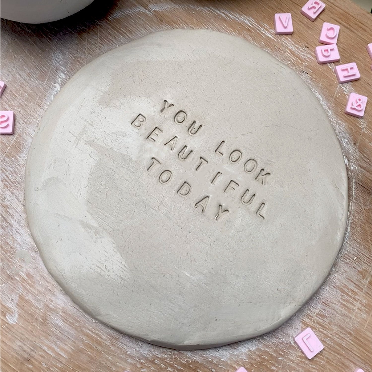 Sculpd Letter Stamps for Air Dry Clay, Personalise Your Pottery Creations,  6mm Tall Letters for Clay Made from Eco-Friendly Material, Available in